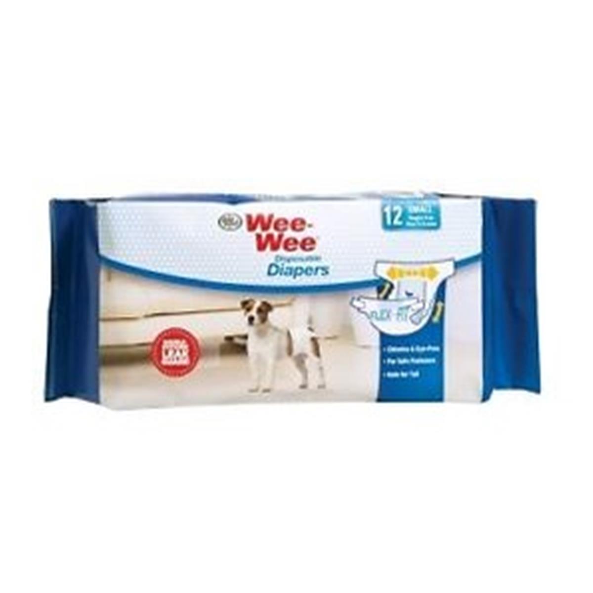 Picture of Four Paws Products FP97231 Wee Disposable Diapers&#44; Small - Pack of 12