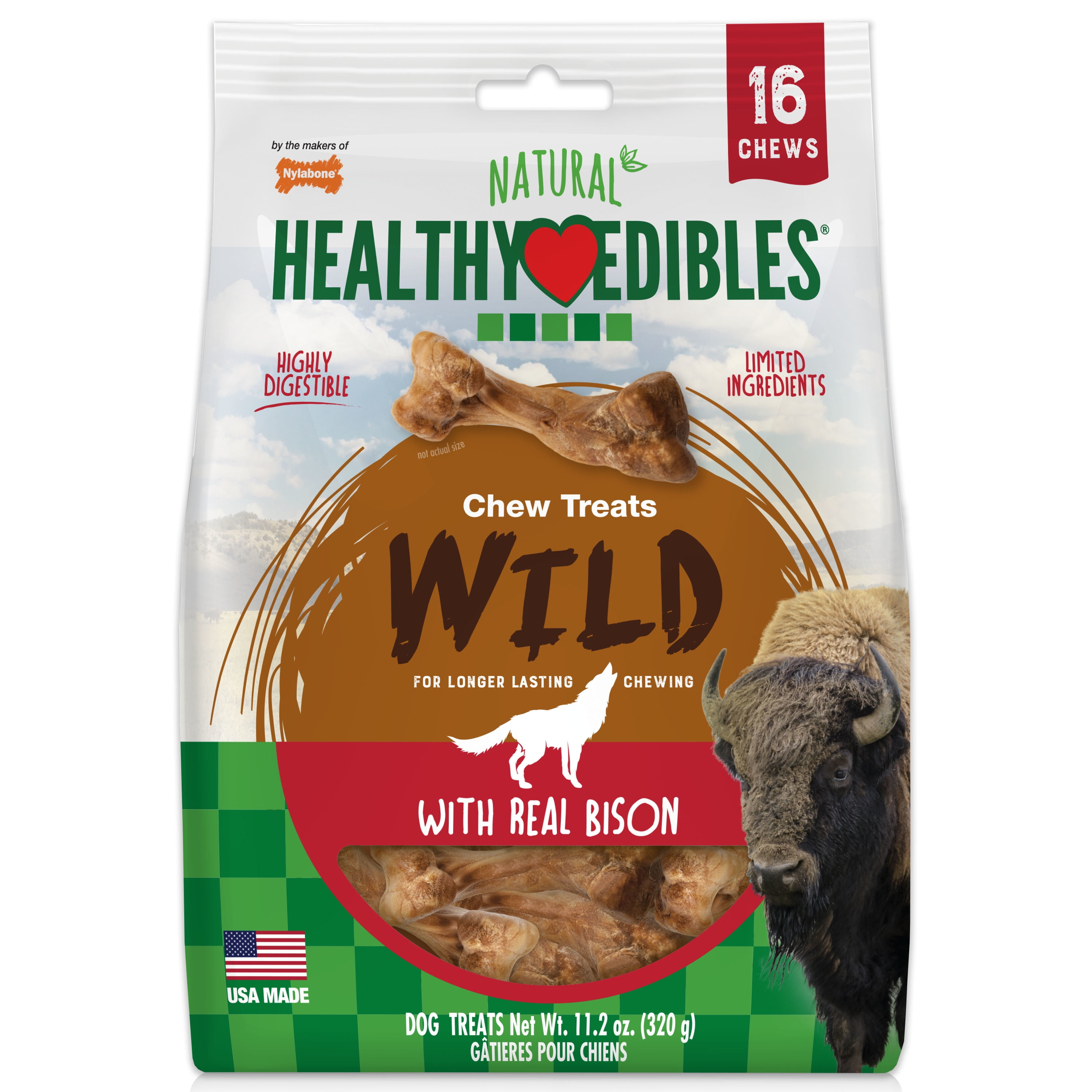 Picture of Central - TFH Publications TF83816 Wild Bison Small Value Bag&#44; 16 Count