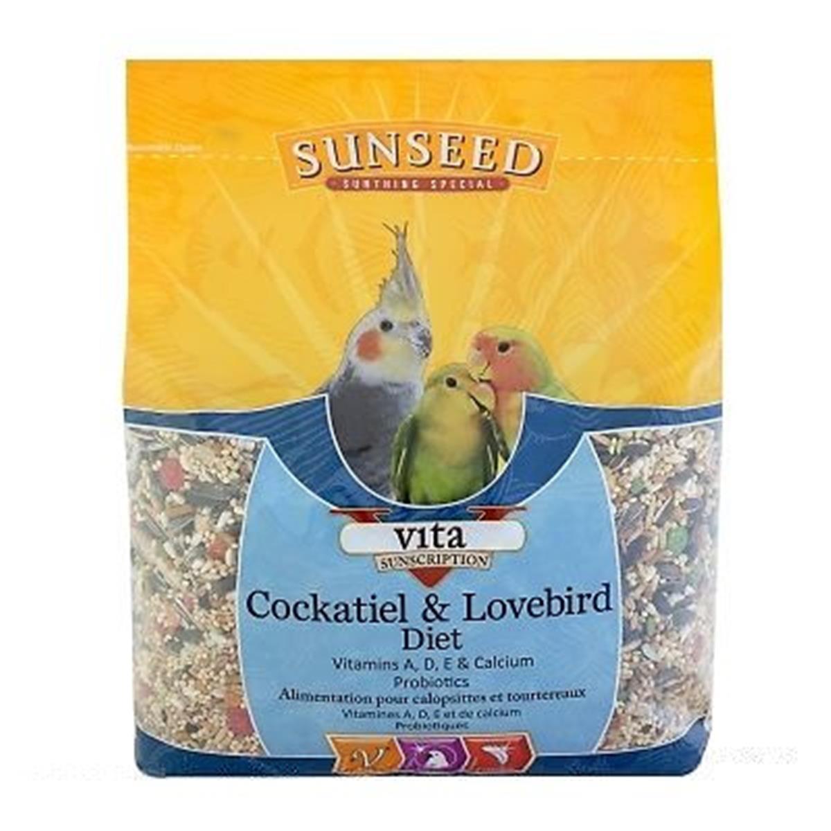 Picture of Vitakraft Sun Seed SN36149 Vita Sunscrpt Tiel Lovebird&#44; 5 lbs
