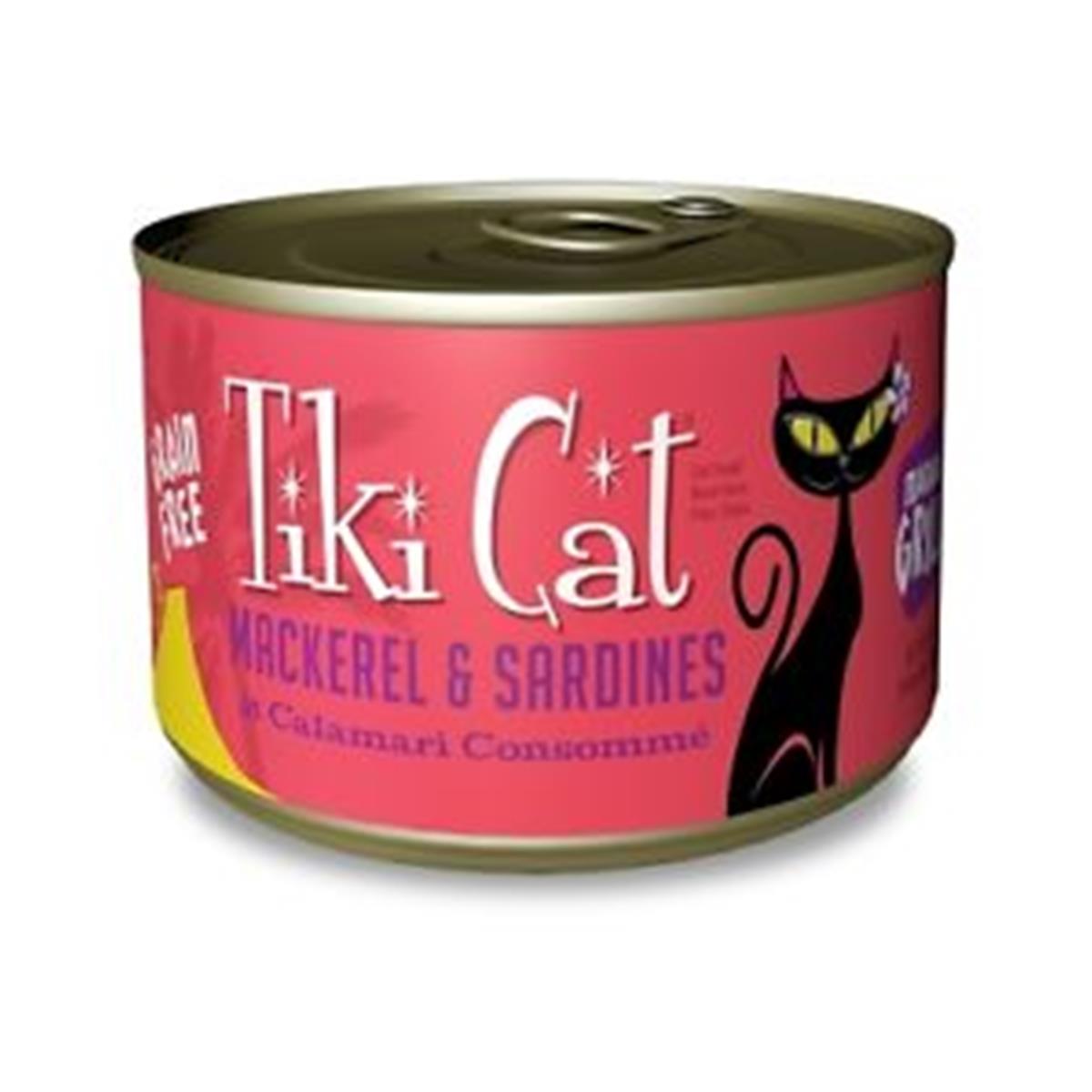 Picture of Tiki & Whitebridge Pet Brands TK10748 Makaha Mack Sar Cat&#44; 6 oz - Pack of 8