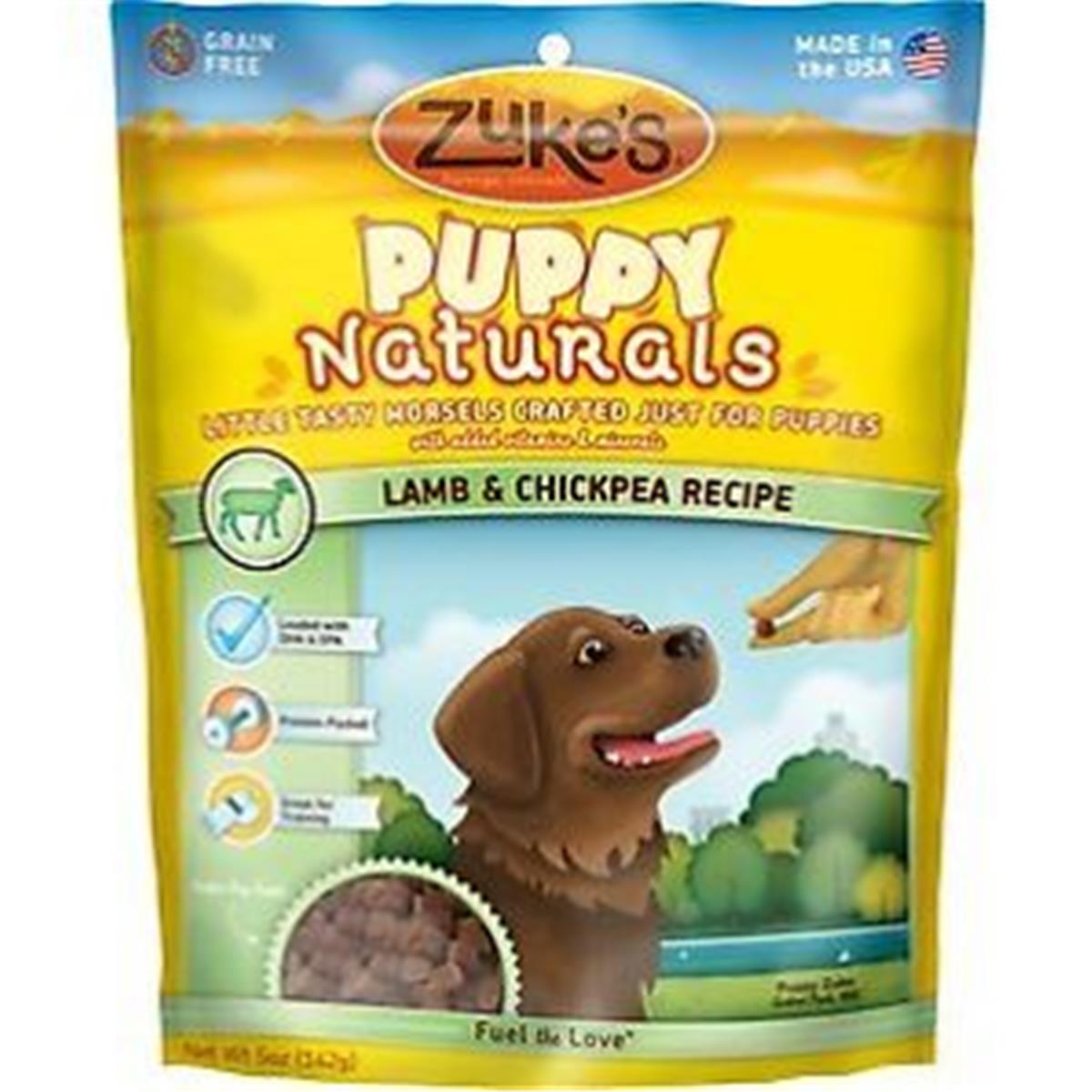 Picture of Zukes ZK33089 Puppy Naturals Lamb & Chickpea Recipe Dog Treats, 5 oz