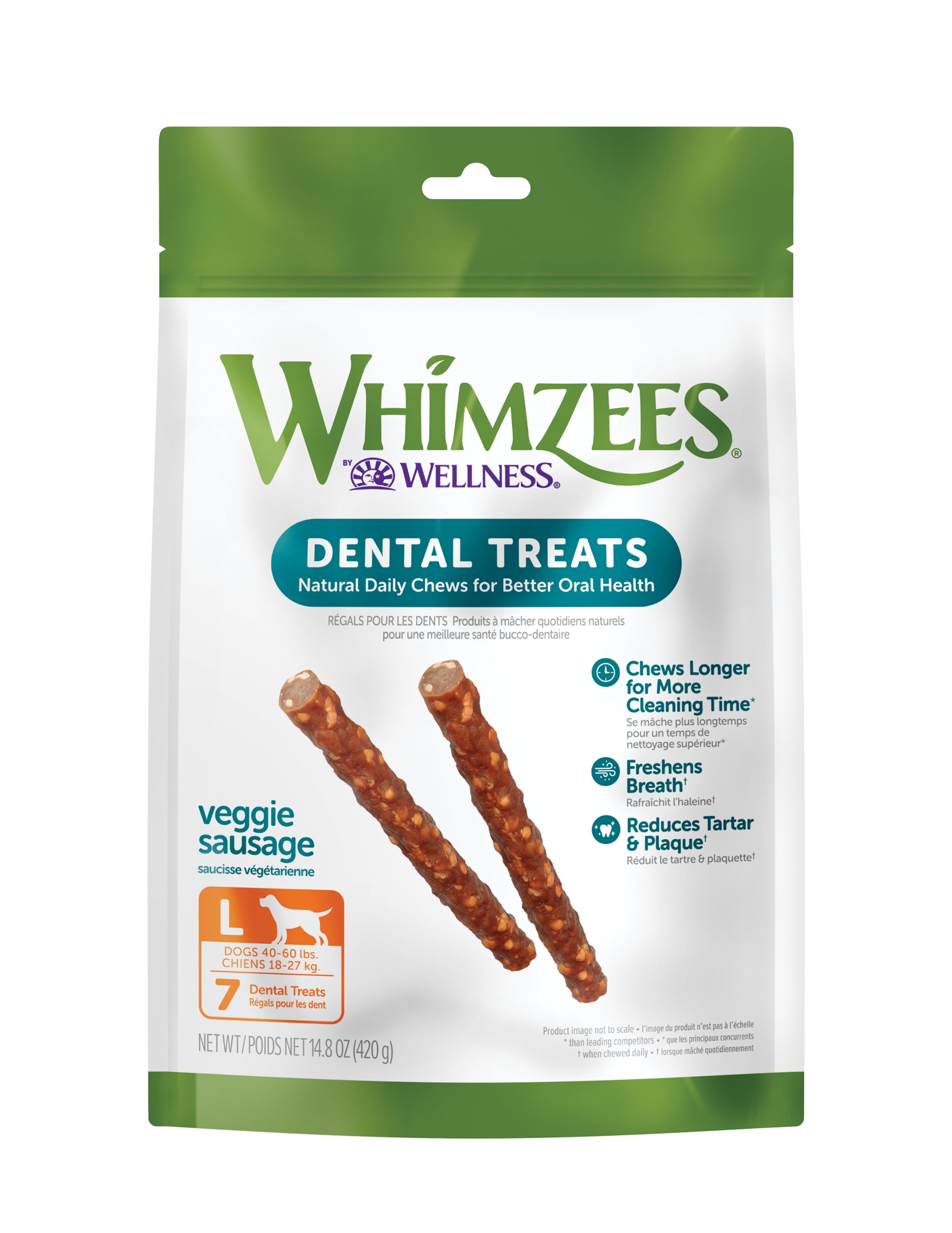 Picture of Paragon Pet Products USA WZ01619 Whimzee Veggie Saus Large Valuebag