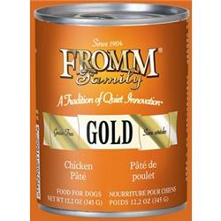 Picture of Fromm Pet Foods FR11903 Gold Chicken PateCanned Dog Food - 12 oz - Pack of 12