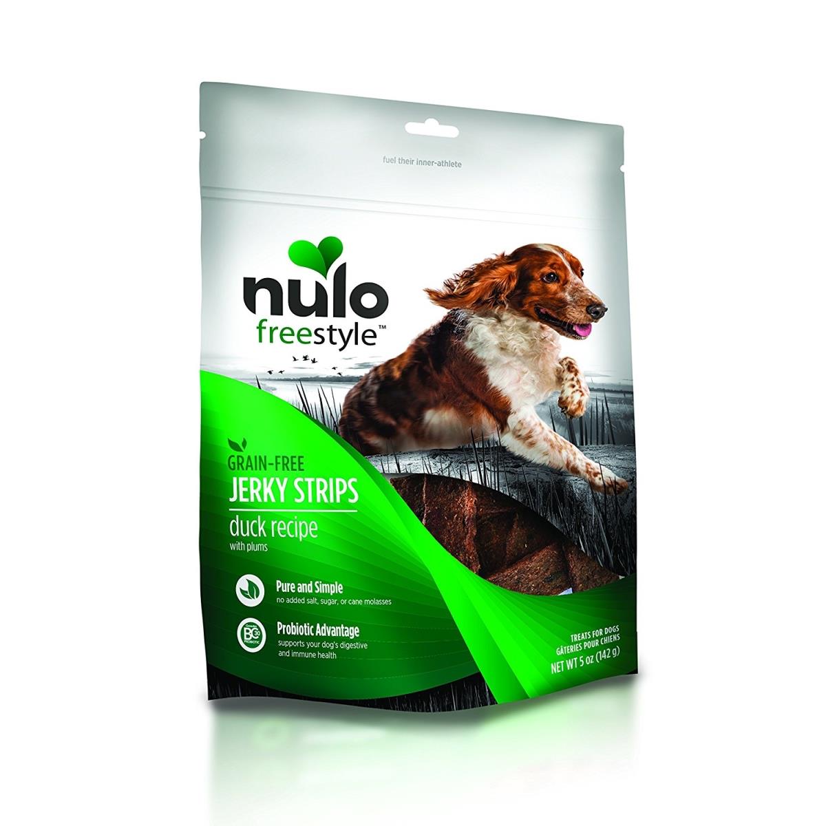 Picture of Nulo ND02127 Free Style Dog Jerky Strip Duck Palm - 5 oz