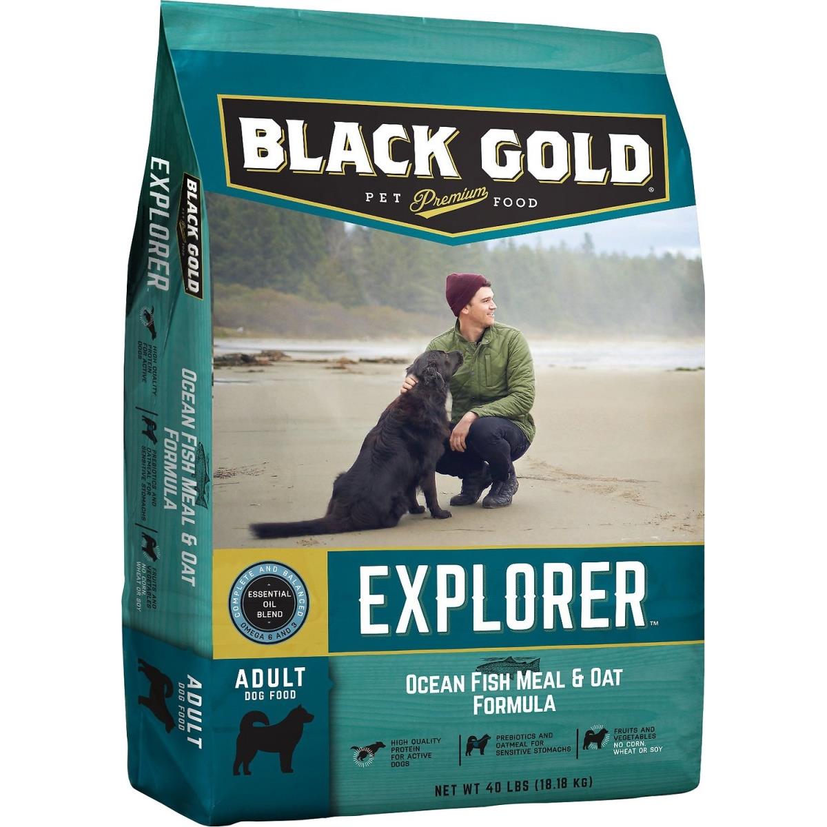 Picture of Black Gold BG26199 Explorer Ocean Fish Meal & Oat Formula Dry Dog Food - 40 lbs