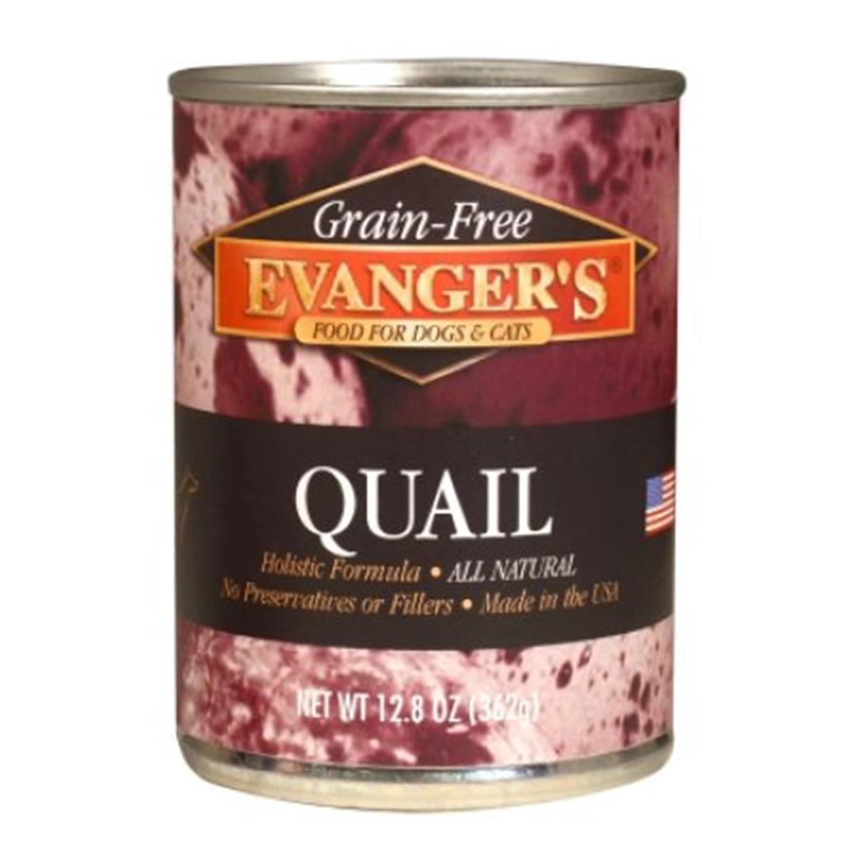 Picture of Evangers EG31209 13 oz Grain-Free Quail Canned Dog & Cat Food
