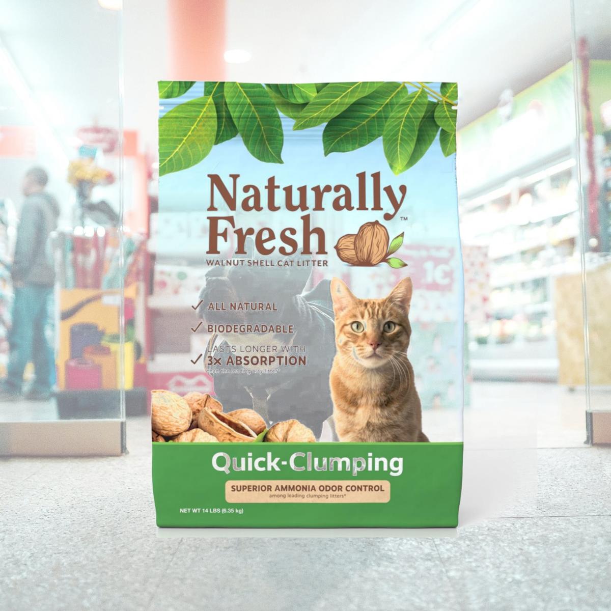 Picture of Eco-Shell&#44; Purr & Simple ES22002 14 lbs Naturally Fresh Walnut-Based Quick-Clumping Cat Litter