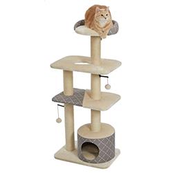 Picture of Midwest Metal Products MW02304 Feline Nuvo Tower Cat Furniture - Mushroom