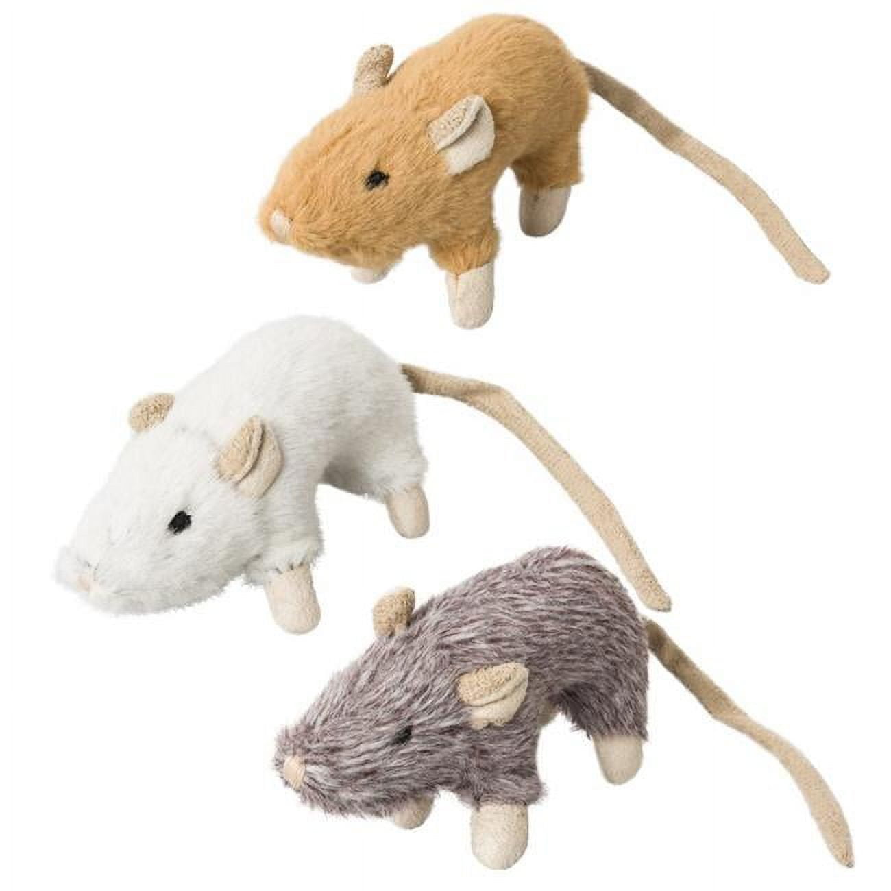EP52082 4 in. House Mouse Helen Catnip - Assorted