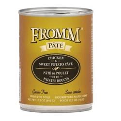 Picture of Fromm Pet Foods FR11907 12.2 oz Four Star Grain Free Chicken & Sweet Potato Pate Canned Dog Food - Case of 12
