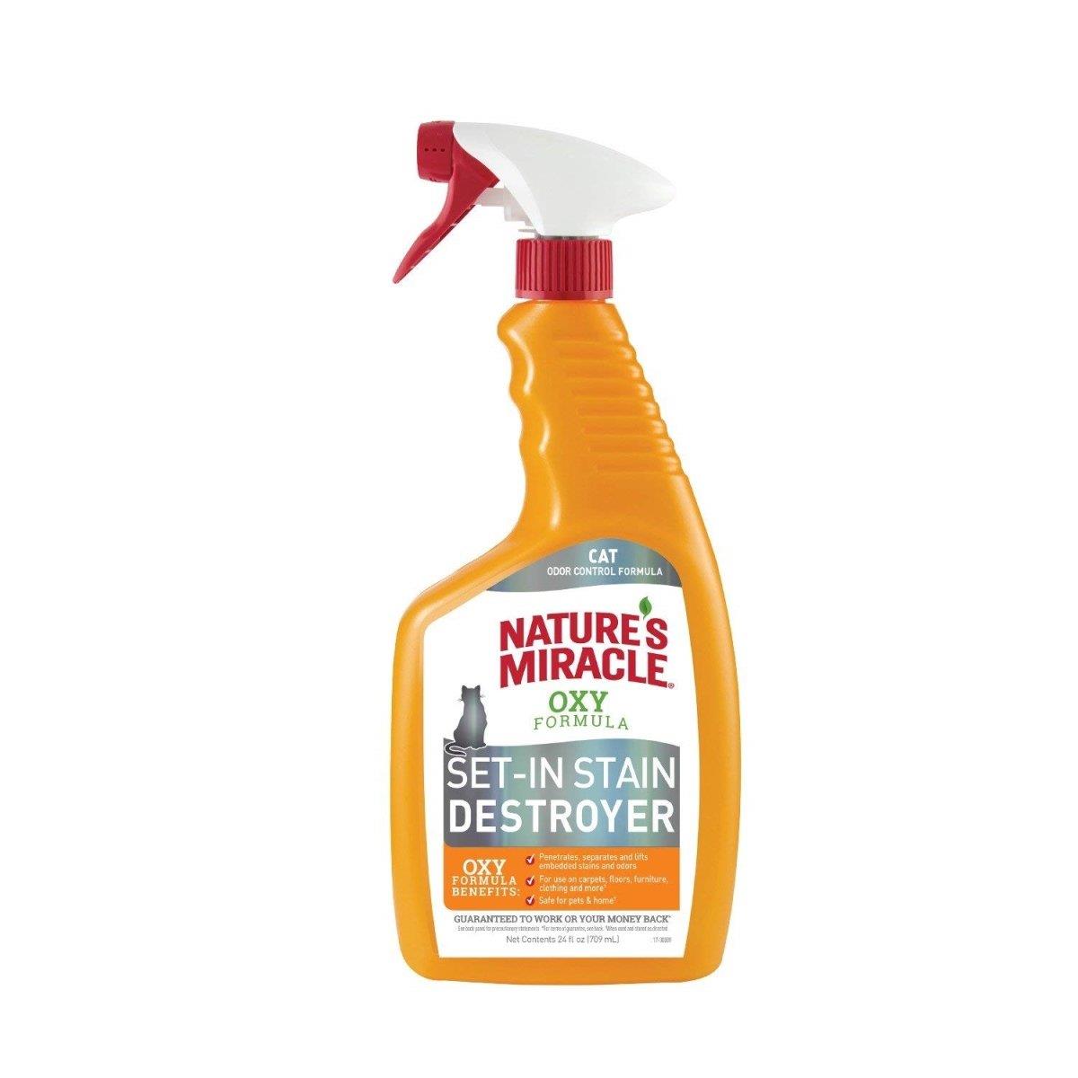 Picture of Natures Miracle NM98170 24 oz Cats Oxy Stain Destroyer - Orange Scent