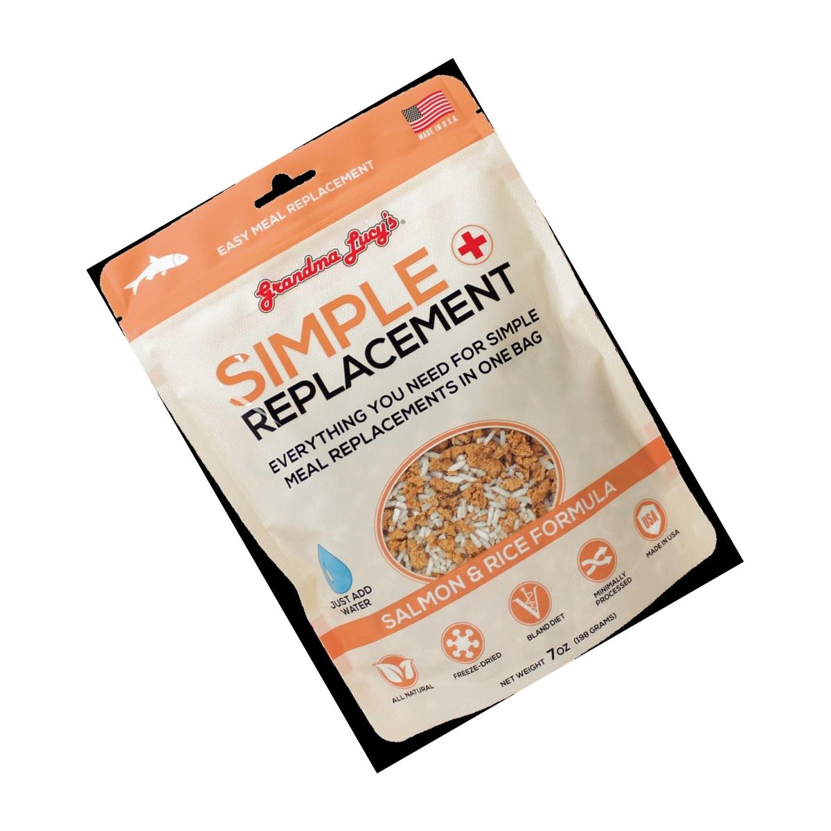 Picture of Grandma Lucys GL82803 7 oz Simple Replacement Freeze-Dried Salmon & Rice Pet Food