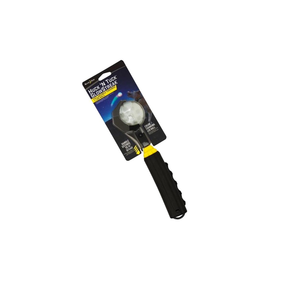 Picture of Nite Ize NI04337 24 in. Huck N Tuck GlowStreak Collapsible Thrower & LED Ball