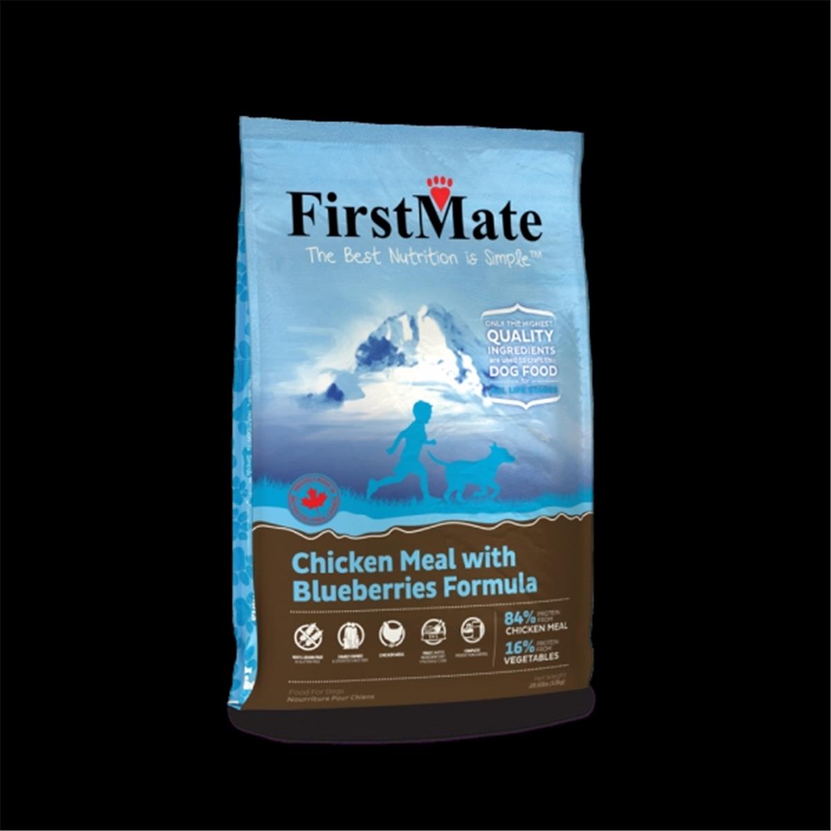 Picture of Firstmate Pet Foods FI40003 8 oz Chicken with Blueberries Dog Treat