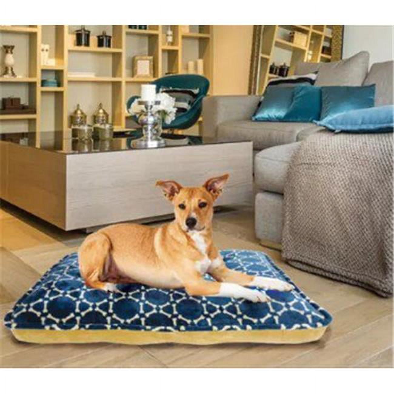 Picture of Arlee Home Fashions AR07615 Bella Orthopedic Waterproof Mattress Dog Bed&#44; Large