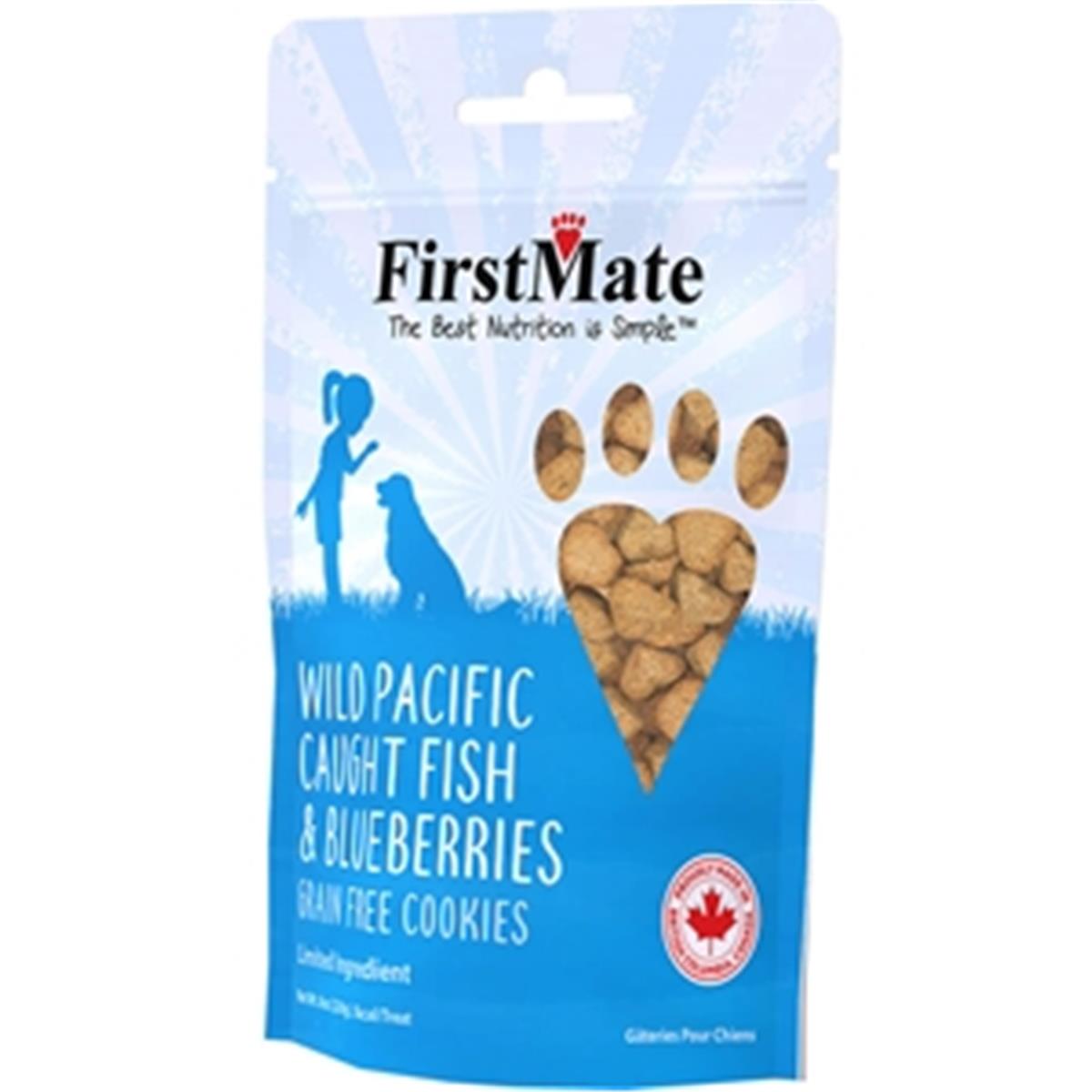 Picture of Firstmate Pet Foods FI40001 8 oz Fish with Blueberries Treat Dog Food