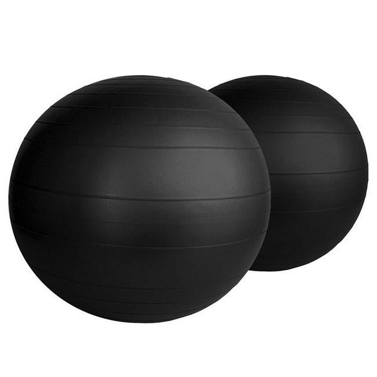 Picture of AeroMat 38106 75 cm Fitness Ball, Black