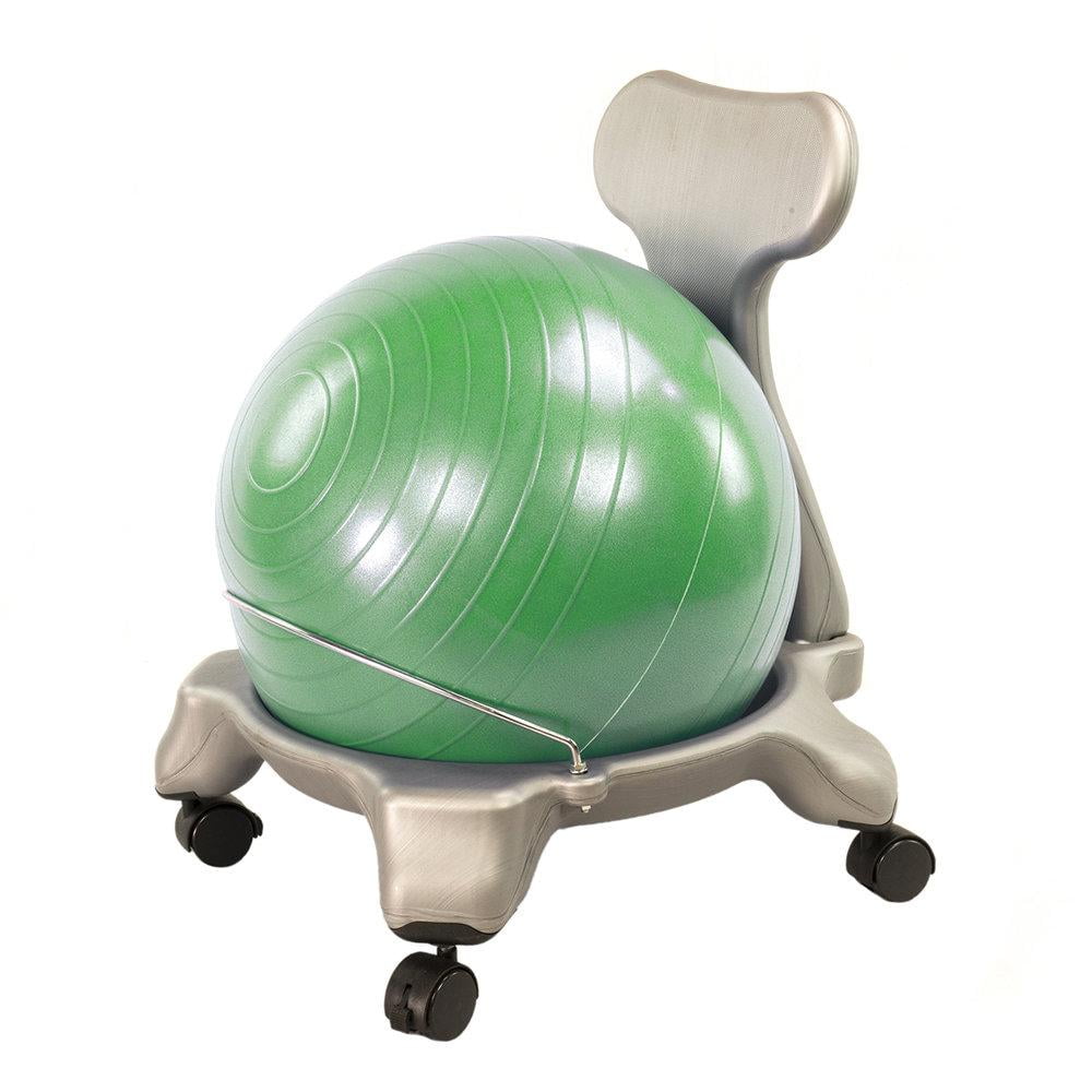 Picture of AeroMat 35991 Kids Ball Chair with Phthalate Ball&#44; Gray & Green