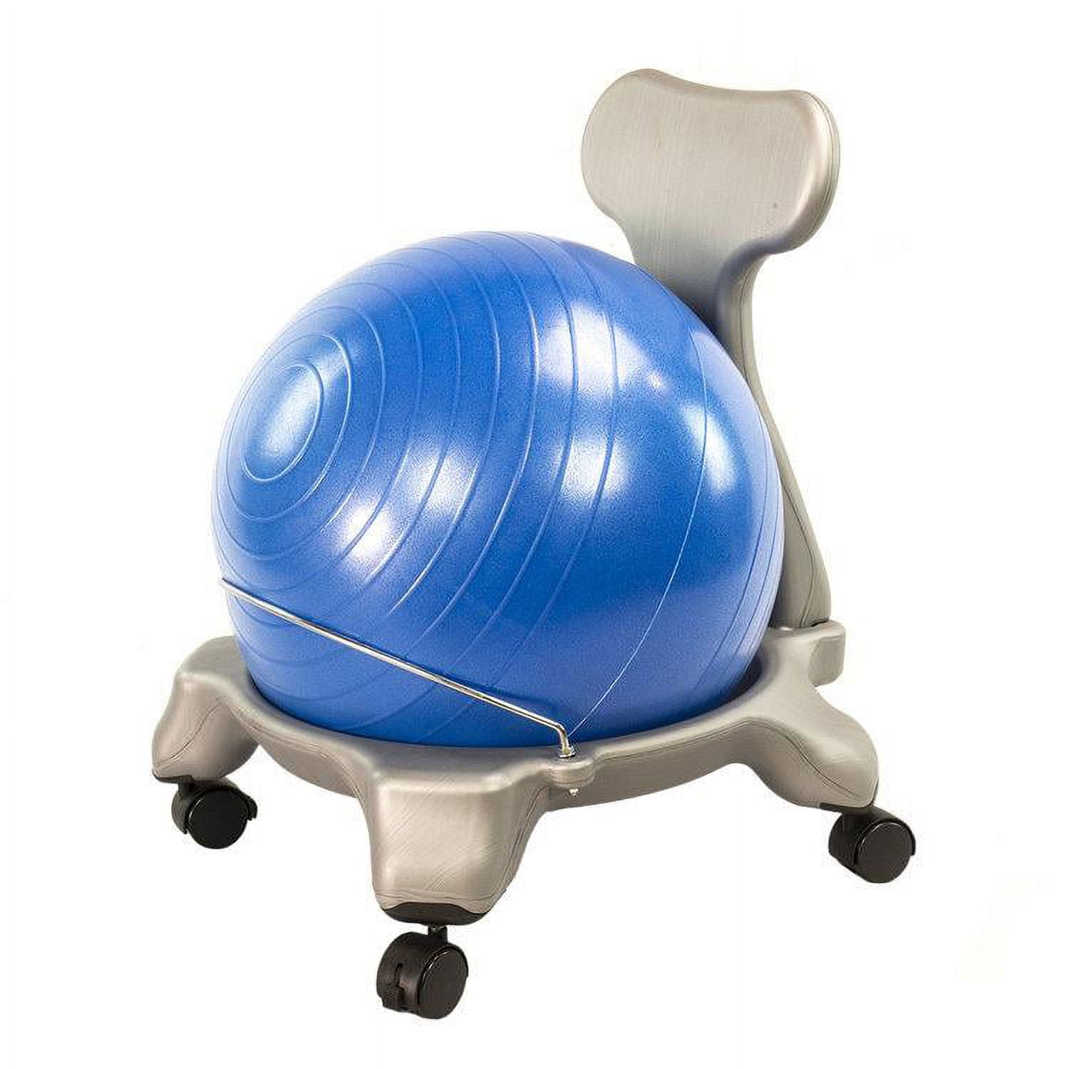 Picture of AeroMat 35993 Kids Ball Chair with Phthalate Ball&#44; Gray & Blue