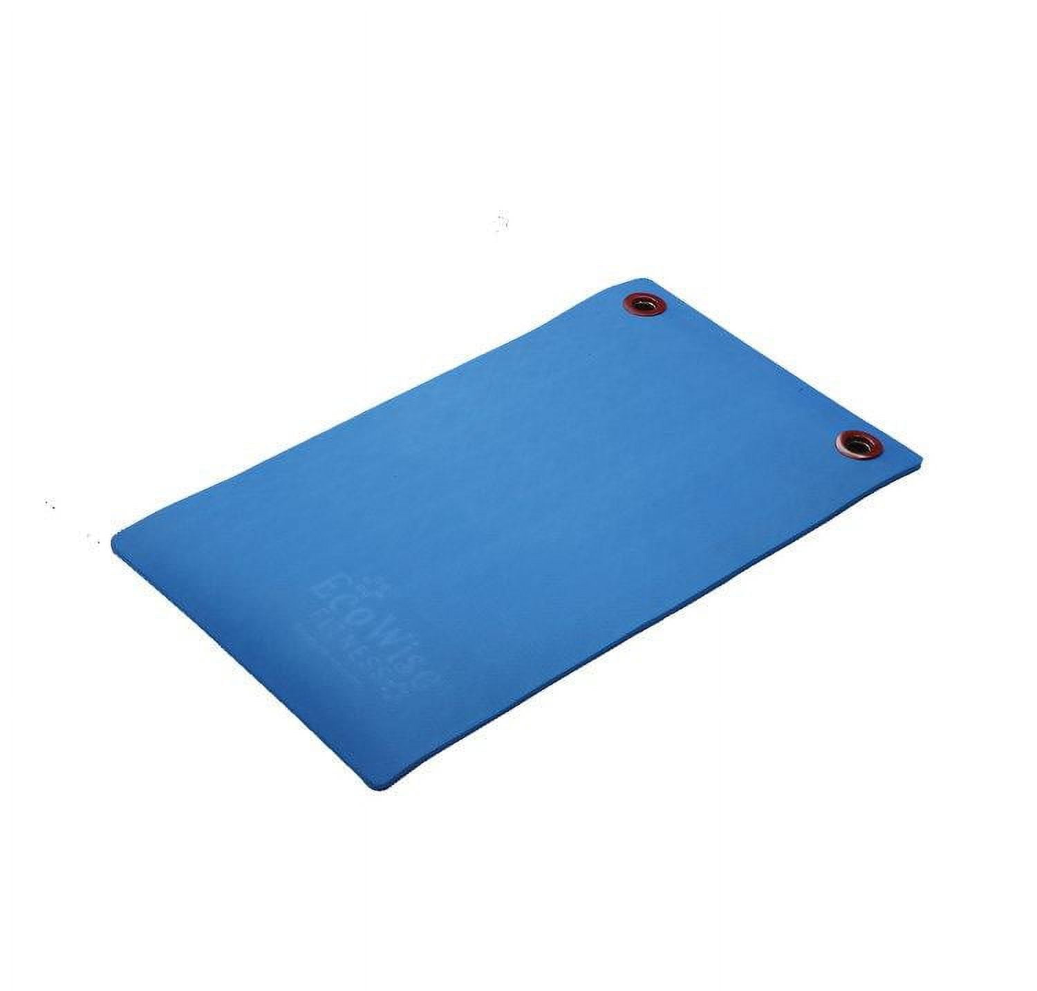 Picture of EcoWise 80502 0.5 x 20 x 48 in. Elite Workout Mat with Eyelets&#44; Blue