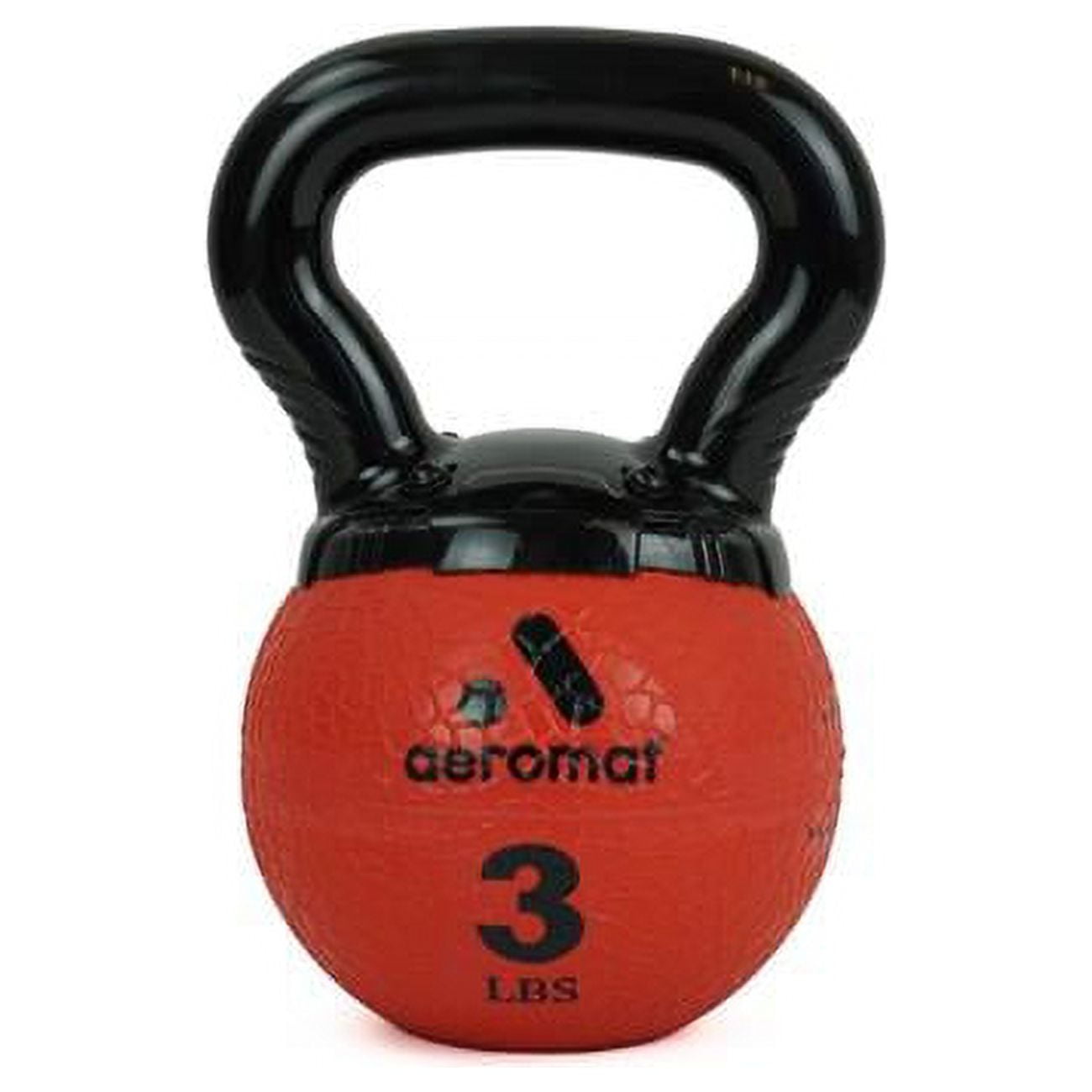 Picture of AGM Group 35820 3 lbs 2021 Aeromat Elite Mini Kettlebell Medicine Ball&#44; Red - New Handle