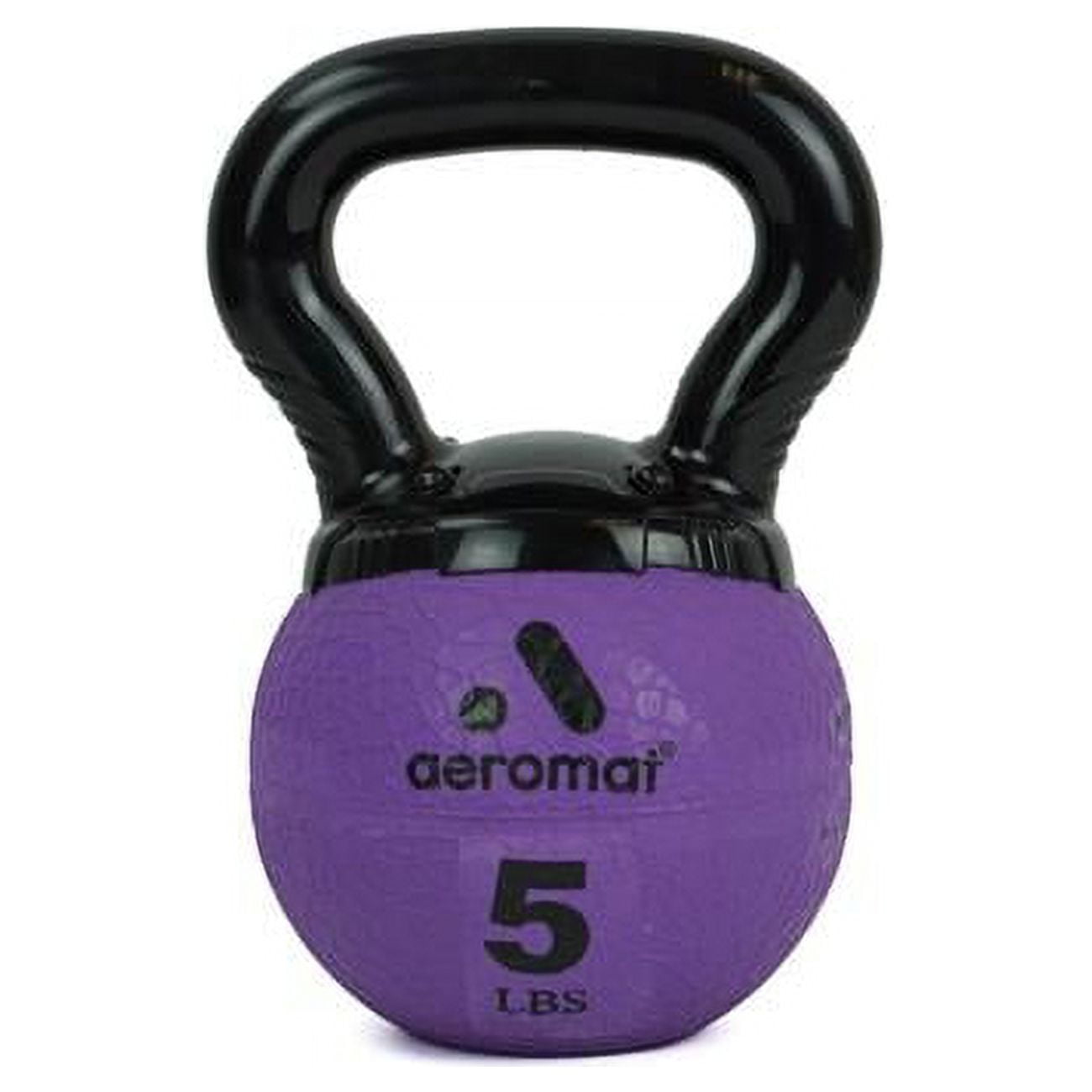 Picture of AGM Group 35822 5 lbs 2021 Aeromat Elite Mini Kettlebell Medicine Ball&#44; Purple - New Handle