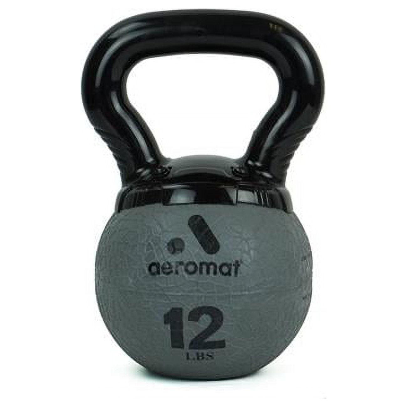 Picture of AGM Group 35827 12 lbs 2021 Aeromat Elite Mini Kettlebell Medicine Ball&#44; Gray - New Handle