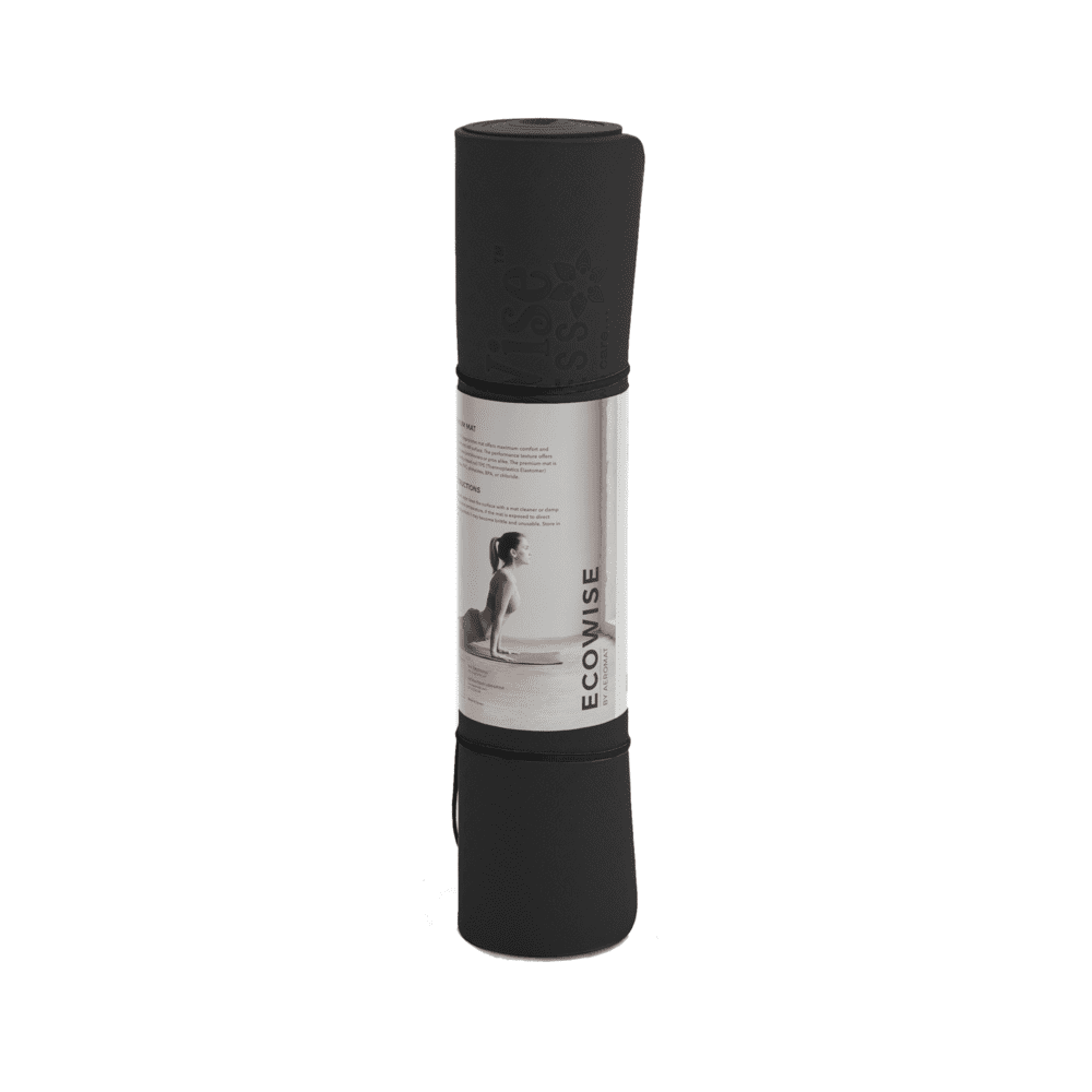 Picture of AGM Group 88131 0.25 in. Eco Wise Premium Yoga & Pilates Mat with Carring String&#44; Black