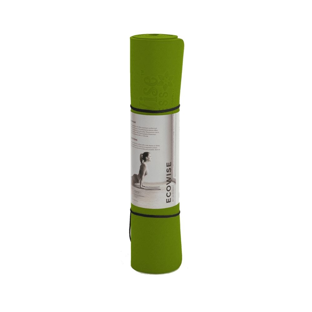 Picture of AGM Group 88135 0.25 in. Eco Wise Premium Yoga & Pilates Mat with Carring String&#44; Green