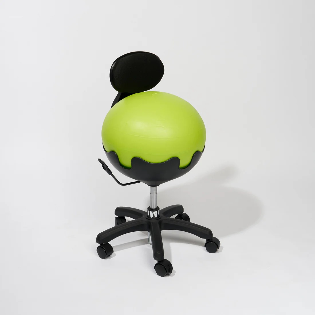 75038 Elite Height Adjustable Cushion Back Rest Ball Chair - Green