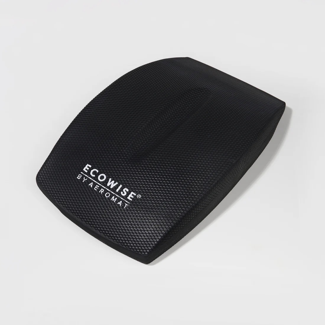 83463 15 x 9.5 x 3 in. Spine Support Cushion with Spine Alignment Guide, Small - Black