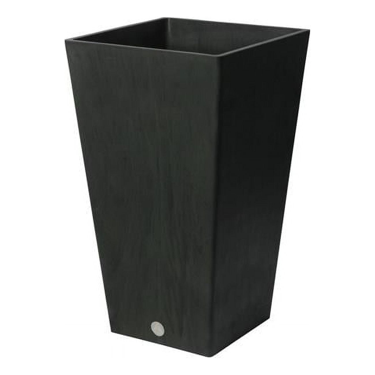 24 x 14 x 14 in. Valencia Square Planter, Black