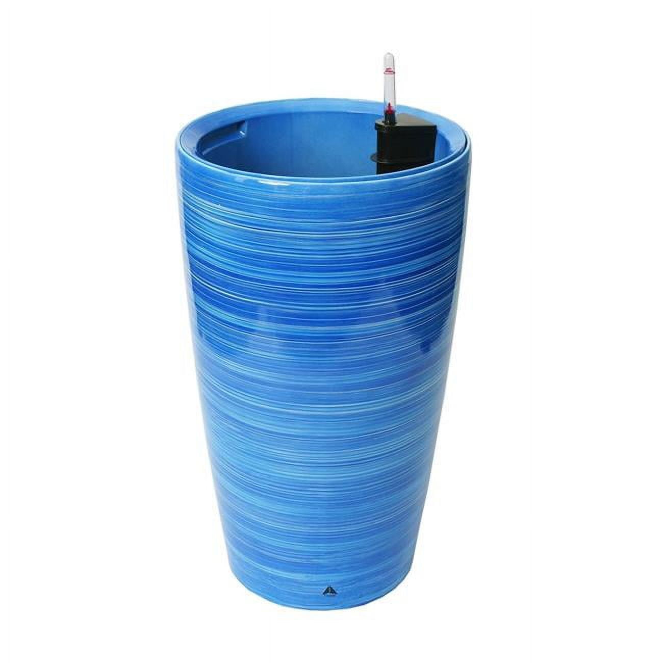 22704 22 in. dia. Self Watering Round Modena, Blue Sky