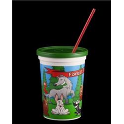 Picture of Airlite Plastics  - 34359B Fun Kids Cups for Forest Friends
