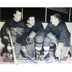 Signed Sid Abel & Ted Lindsay 8x10 Photo  Detroit Red Wings -  Autograph Authentic, AAHPH31384