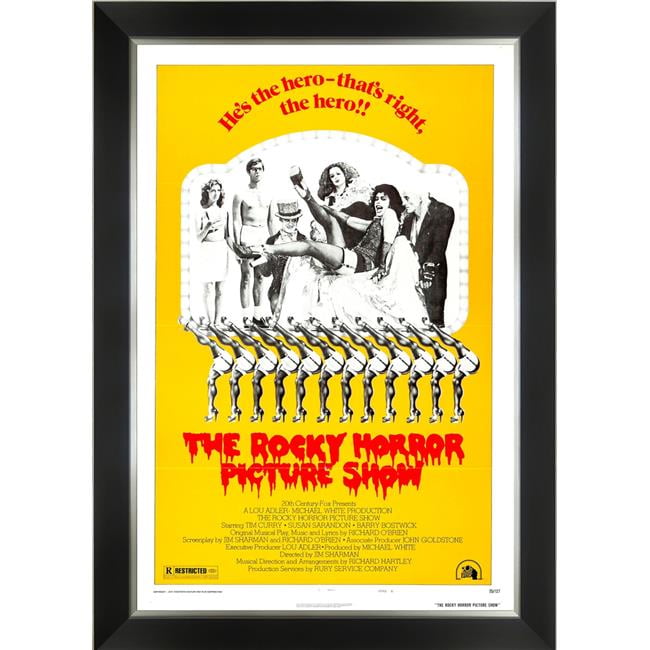 Picture of Autograph Authentic AAAPM32520 The Rocky Horror Picture Show Yellow - Vintage Movie Poster