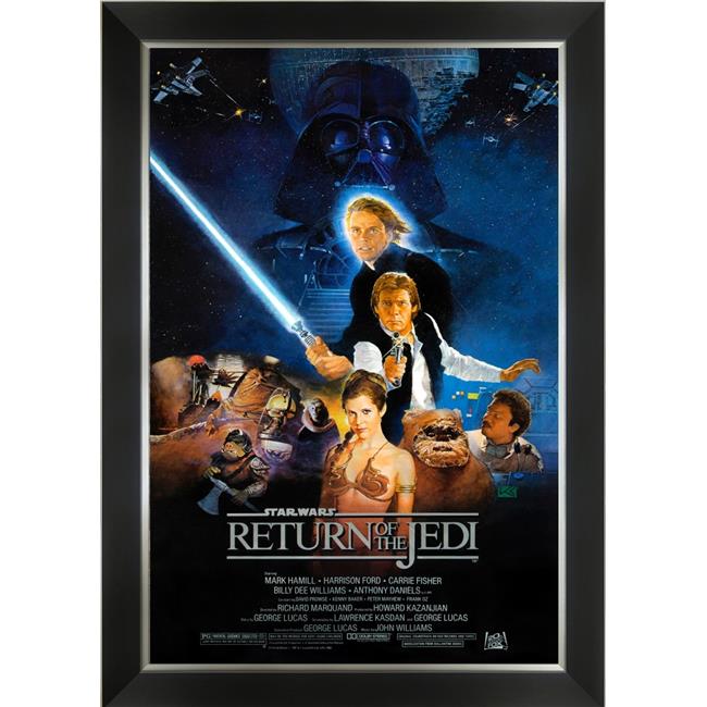 Star Wars Ep VI Return Of The Jedi - Movie Poster Reprint -  Autograph Authentic, AAAPM32529