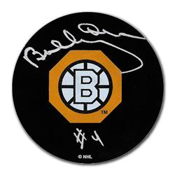 Picture of Bobby Orr Autographed 1967 Hockey Puck - Boston Bruins