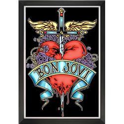 Picture of Autograph Authentic AAAPM32773 Bon Jovi Bad Medicine Framed Art