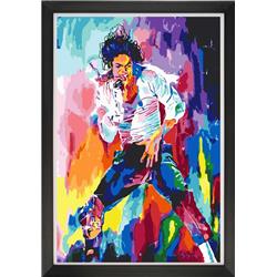 Picture of Autograph Authentic AAAPM32779 Michael Jackson Framed Pop Art