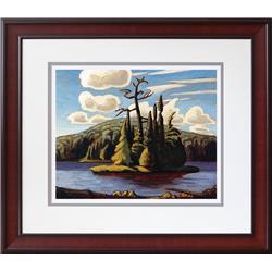 Picture of Autograph Authentic AAAPA32925 35 x 32 in. Island In The Lake Group of Seven by Lawren Harris Art Print