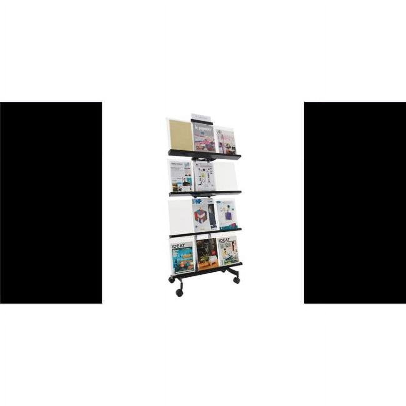 Picture of Alba DDPURM Mobile Display Transparent Shelves&#44; 12 Compartments