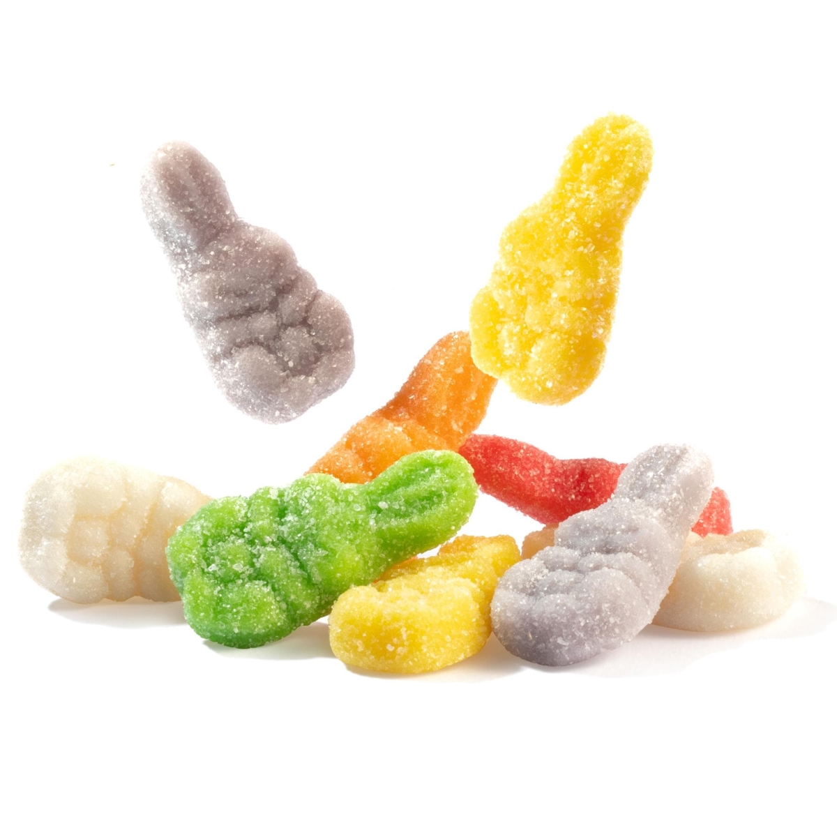 50151 4.5 lbs Sanded Gummi Albumins, Assorted Color - Pack of 4
