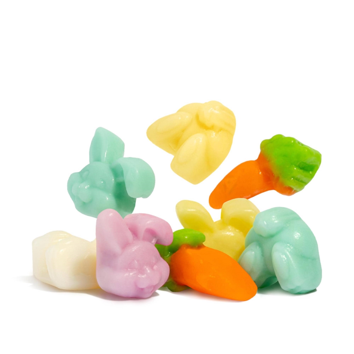 50731 5 lbs Cottontail Gummies, Assorted Color - Pack of 4