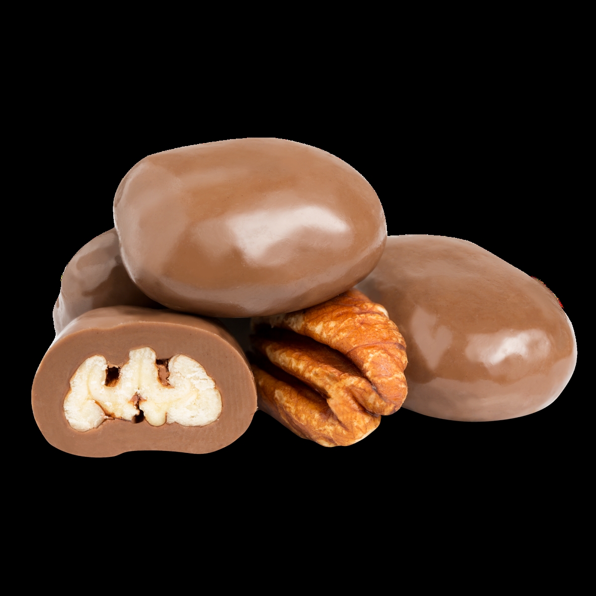 201005 11 lbs Milk Chocolate Pecans