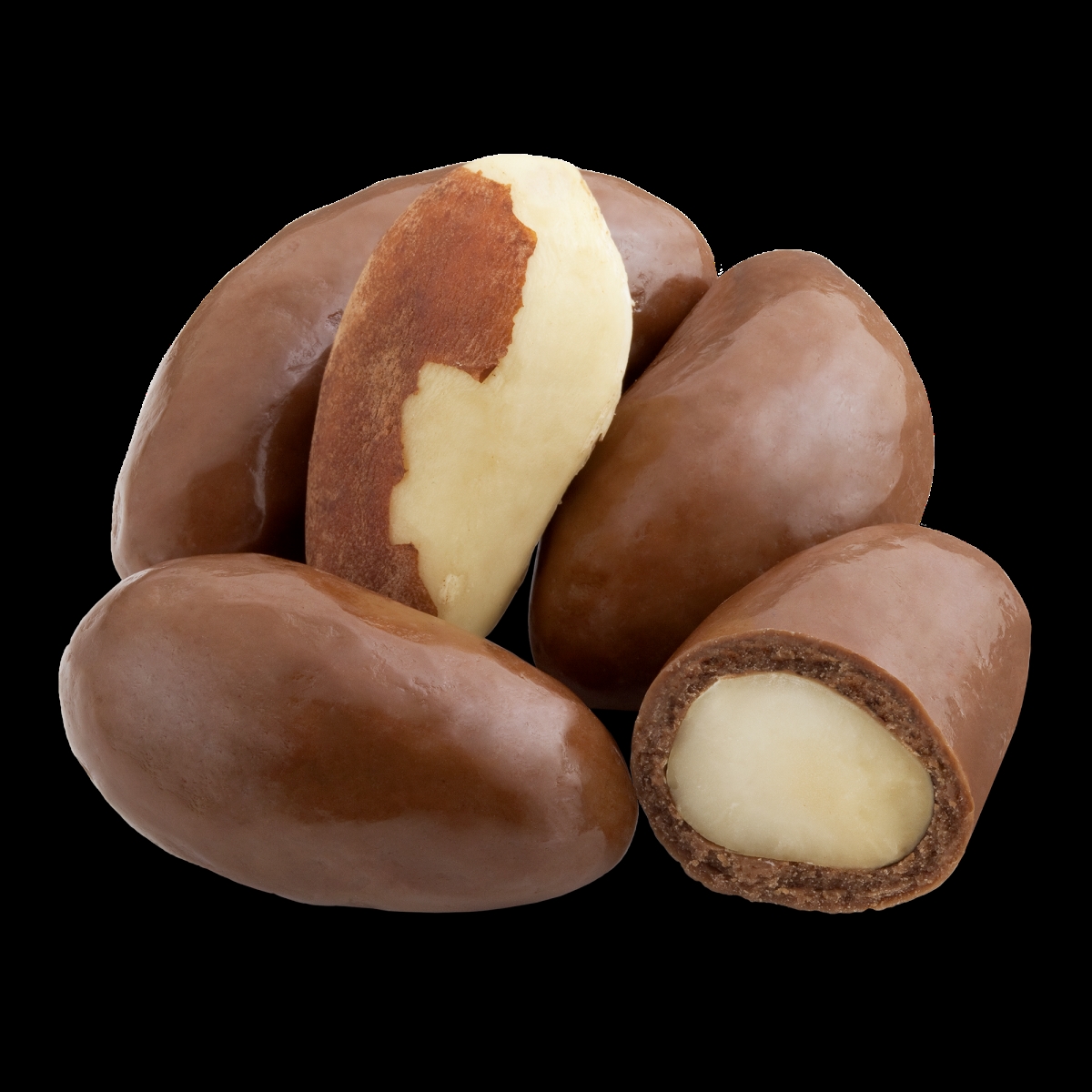 201009 11 lbs Milk Chocolate Brazil Nuts