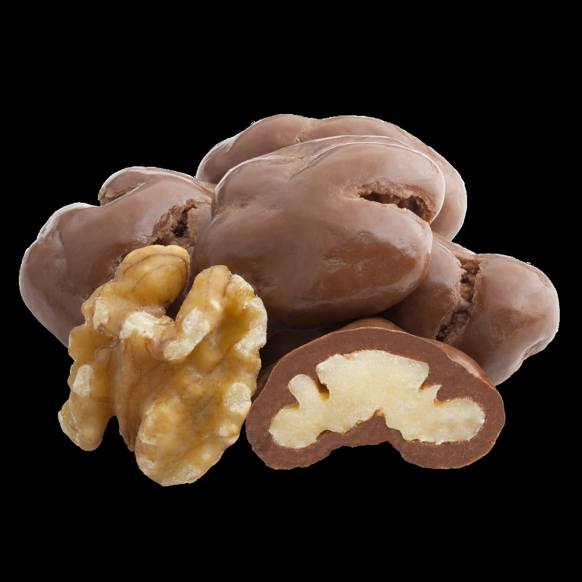 201010 11 lbs Milk Chocolate Walnuts
