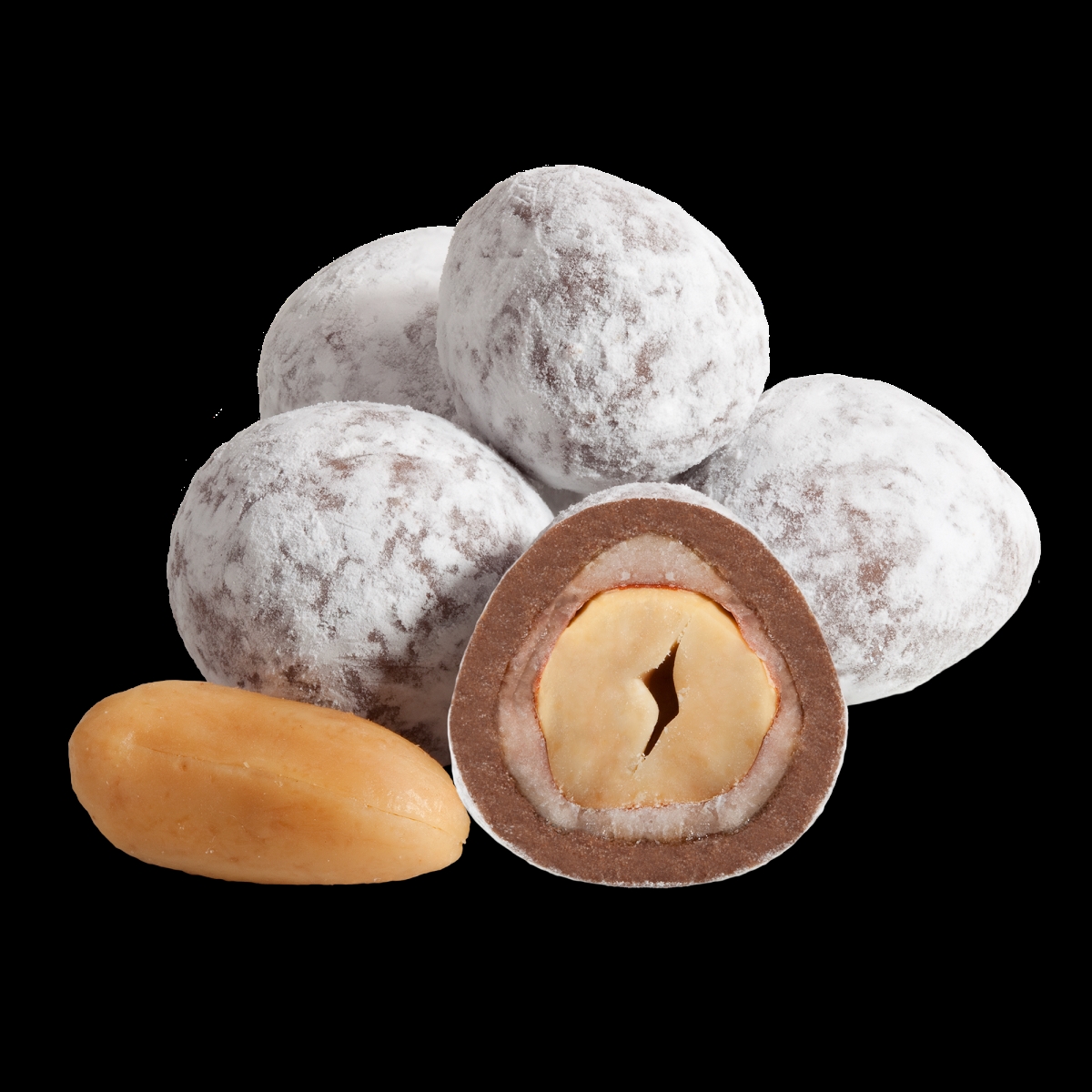 201015 11 lbs Milk Chocolate Dusted Praline Peanuts