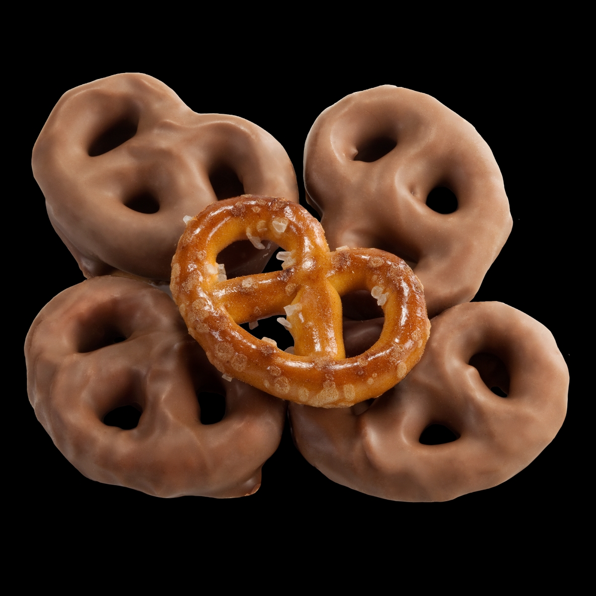 201032 11 lbs Milk Chocolate Tiny Pretzels