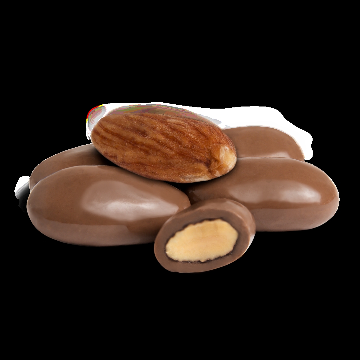 201034 11 lbs Milk Chocolate Amaretto Almonds